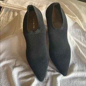 All Black Mesh booties